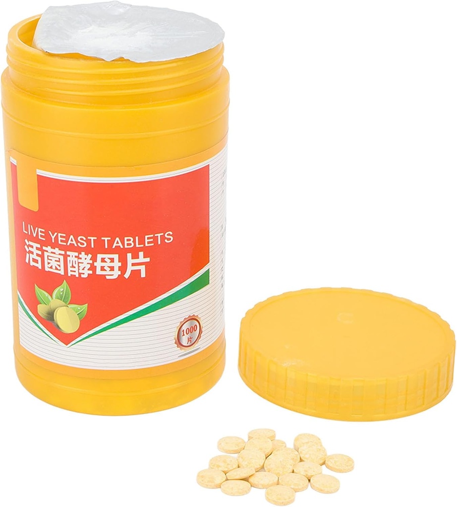 Nutritional Yeast Tablets for Cattle, Sheep, and Poultry - 1000 Counts Yeast Supplement by HEEPDD