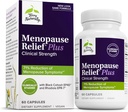 Terry Naturally Menopause Relief Plus Capsules - Clinical-Strength Formula with Rhodiola & Black Cohosh - Non-GMO, Vegan, Gluten Free - 30 Servings