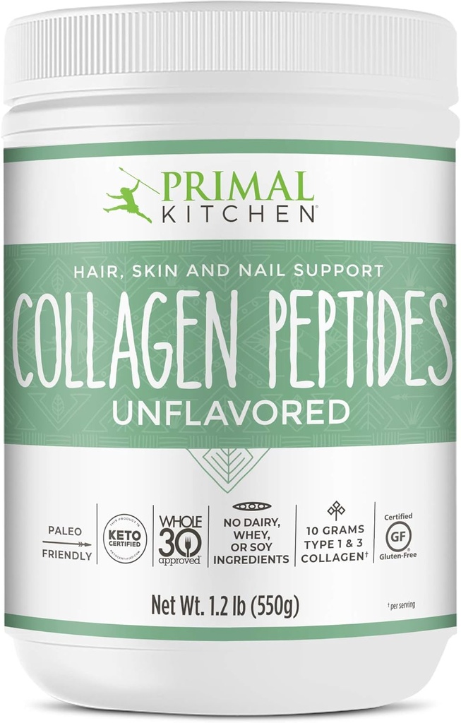 1.2 Pounds Primal Kitchen Unflavored Collagen Peptides Powder