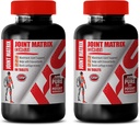 Natural Joint Matrix Complex Supplement for Humans - Maximum Joint Support - Glucosamine Pills - 2 Bottles 180 Tablets - Healthy Supplements LLC
