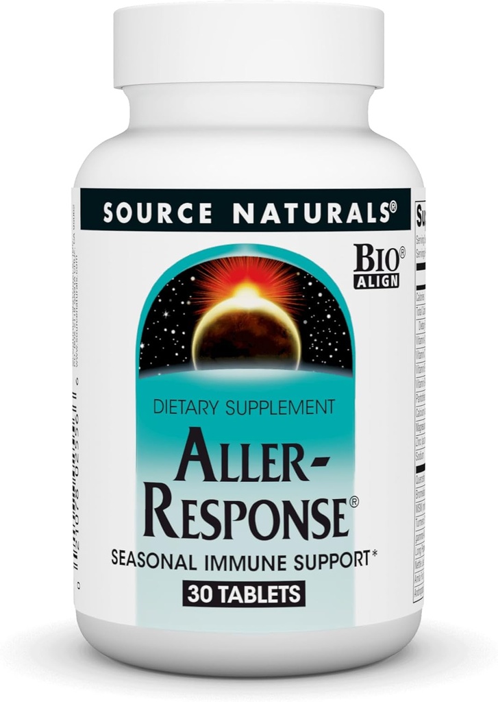 Source Naturals Aller-Response Tablets for Seasonal Immune Support - 30 Count