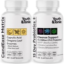 Oregano & Caprylic Acid Gut Health Supplement with Probiotics - 90 Capsules for Digestive Health & Immune Support