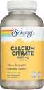 240 Capsules of Solaray Calcium Citrate in a 0.75 Bottle for Bone Health
