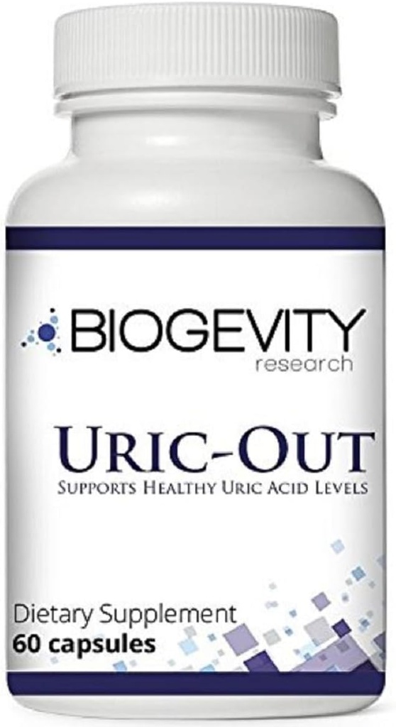 Uric-Out Ultimate Uric Acid Support Supplement - Powerful Extracts for Uric Acid Cleanse - 60 Capsules
