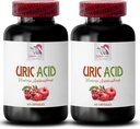 SWAN LIFE ESSENTIALS Uric Acid Control Bundle - Uric Acid Test, Tart Cherry, Green Coffee, Cranberry - 2 Bottles