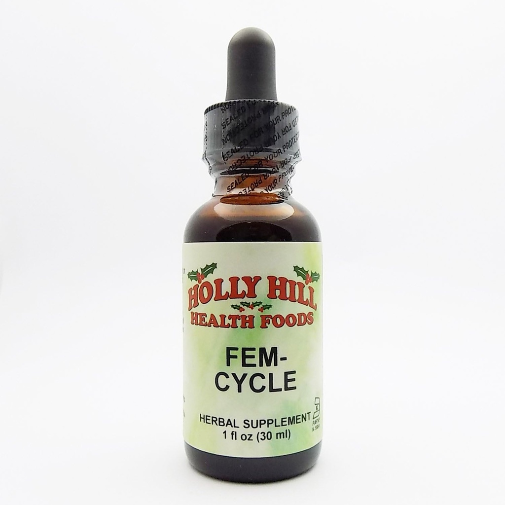 Holly Hill Health Foods Fem-Cycle Supplement, 1 Ounce Bottle