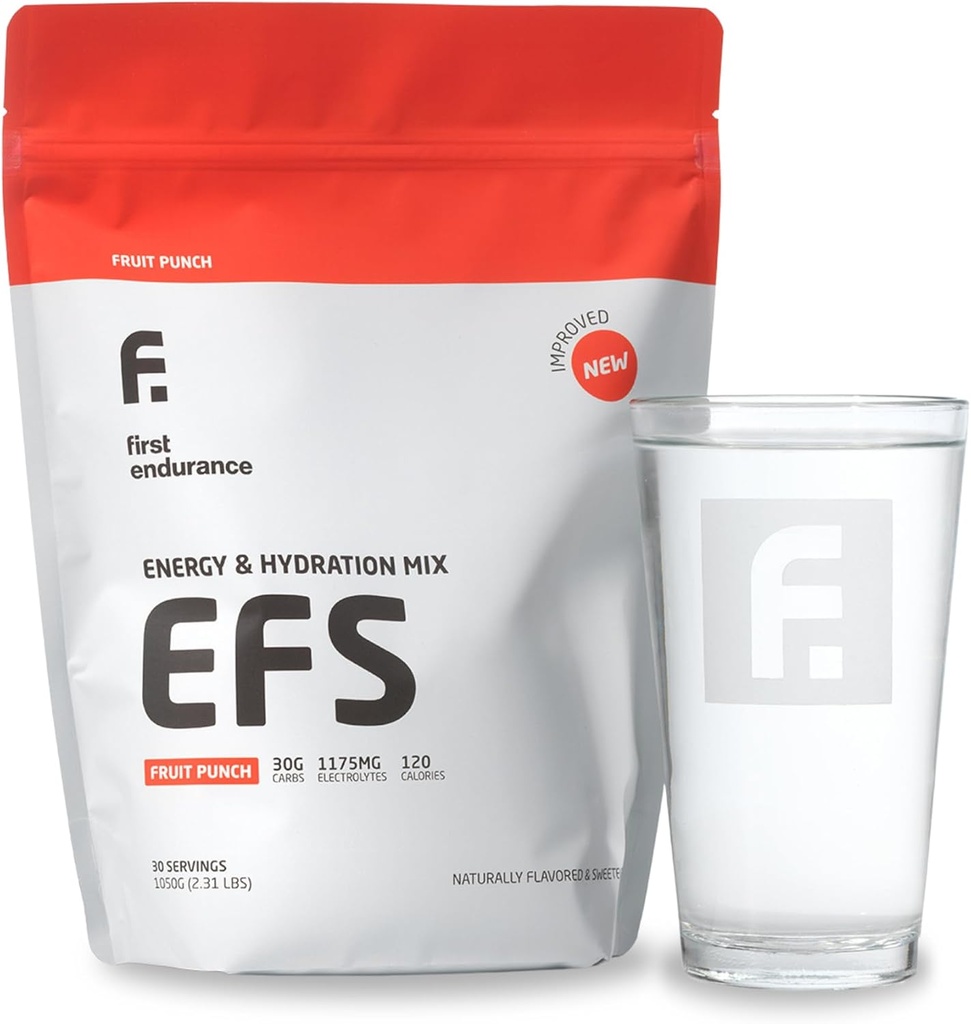EFS Hydration & Endurance Drink Mix - Premium Carbohydrates for Energy & Performance, Electrolytes for Rapid Rehydration | Isotonic Energy Fuel for Running, Cycling, Triathlon | Fruit Punch