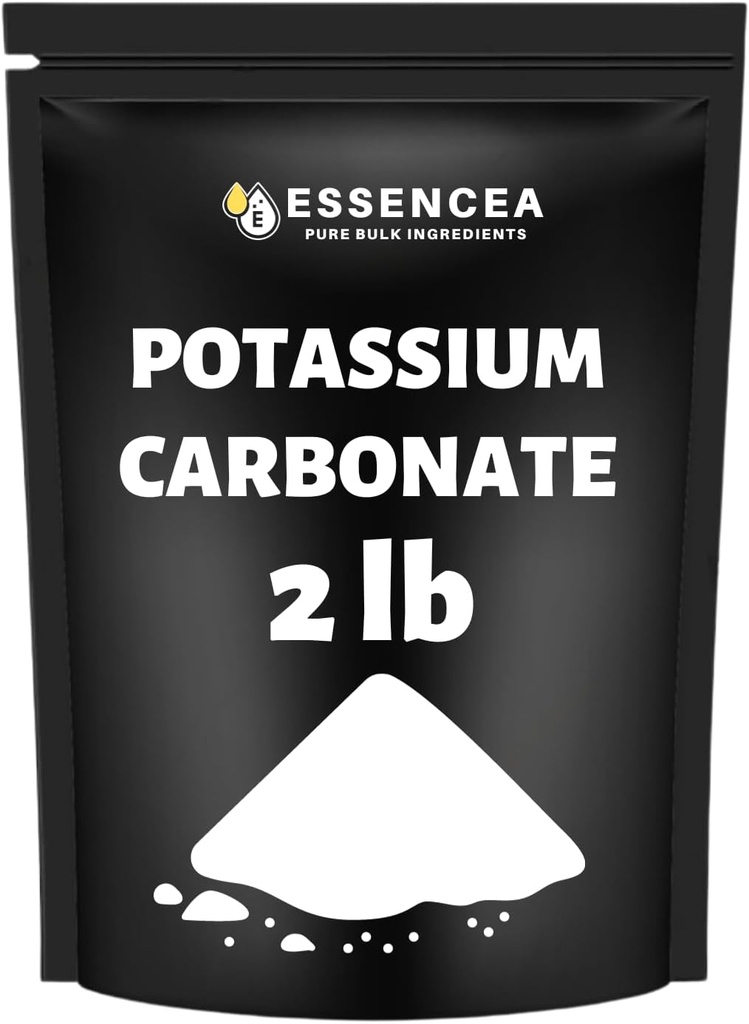 Essencea Pure Bulk Ingredients Potassium Carbonate Powder 32 Ounces - 100% Pure for Plants and Supplements