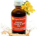 Em's Herbals St. John’s Wort Oil - Wild Harvested in USA for Nerve Discomfort, Skin Issues, Wound Care - 100% Natural Solution for Scars, Stretch Marks - Skin, Face, Body, Hair - 2 Oz
