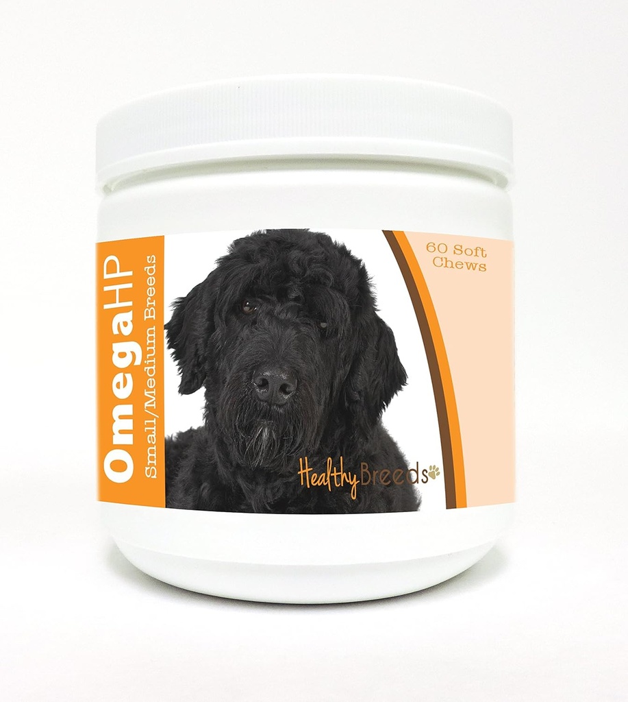Portuguese Water Dog Omega HP Fatty Acid Soft Chews for Skin & Coat - 60 Count