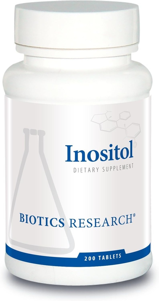 Biotics Research Inositol Tablets for Metabolic Support, Brain Health, and Hormonal Balance - 200 Count
