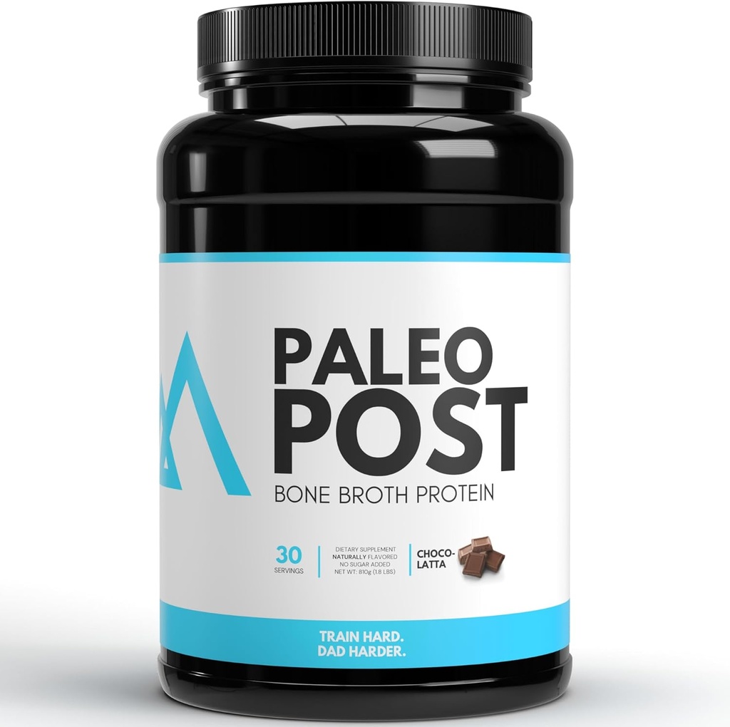 Grass Fed Bone Broth Beef Protein Powder with Collagen Peptides - 21g Protein - Gut, Keto, Paleo Friendly - Chocolate Flavor - 30 Servings