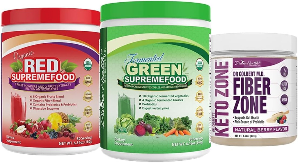 Dr. Colbert's Divine Health 21-Day Detox & Fast Kit for Optimal Nutrition