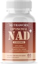 Liposomal NAD+ with TMG - Daily Wellness Supplement - 60 Softgels by Nutraworx