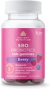 Kids Probiotic Gummies with Berry Flavor, 5 Billion CFUs, Supports Gut Health, Reduces Bloating & Constipation, 30 Count
