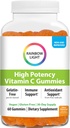 Vegan Gluten-Free Vitamin C Gummies for Immune Support - Rainbow Light High-Potency Gummy Supplement, 60 Count