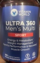 Vitamin World Ultra 360 Men's Multi Sport Supplement - 180 Caplets