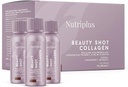 15-Pack Farmasi Nutriplus Beauty Shot Collagen - Daily Protein Boost for Skin, Hair, and Sleep - 1.69 fl. oz Shots
