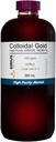 Sirius Metals True Colloidal Gold 100 ppm 99.99% Purity 500 mL Made in USA Clear BPA-Free Bottle