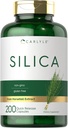 Horsetail Extract Silica Supplement Capsules | 200 Count | Non-GMO & Gluten Free by Carlyle