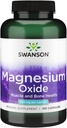 High Potency Swanson Magnesium Oxide Capsules - 500 mg, 100 Count