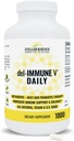 Del-Immune V® Daily by Stellar Biotics, All-Natural Immune Support & Gut Health, Immediate Care, Metabiotic: NextGen Probiotic Therapy (1000 Caps)