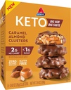 Atkins Caramel Almond Clusters: Gluten-Free, High-Fiber, Low Sugar, Keto-Friendly, 8-Pack