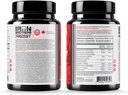 Iron Brothers Brain Boosting Supplement for Focus, Energy, and Memory - Nootropic with Lion's Mane and CDP-Choline - 120 Capsules
