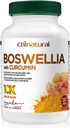 High Potency Boswellia & Curcumin Supplement - 120 Vegan Capsules, 10:1 Extract, 333mg Boswellia & 100mg Curcumin