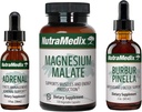 NutraMedix Energy Boost Kit - Astragalus, Rhodiola, Ginseng, Schisandra Extracts, Detox Drops & Magnesium Capsules