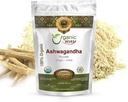 1Lb Premium Organic Ashwagandha Root Powder from India - Vegan, Non-GMO, Gluten-Free, USDA Certified & Kosher