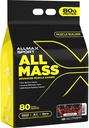 ALLMAX Nutrition All Mass Advanced Muscle Gainer Chocolate 12 Lbs 2000 Calories Zero Trans Fat Supplement