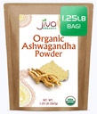 1.25lb Jiva Organics Ashwagandha Root Powder - Raw, Pure, Non-GMO, Lab Tested (20oz)