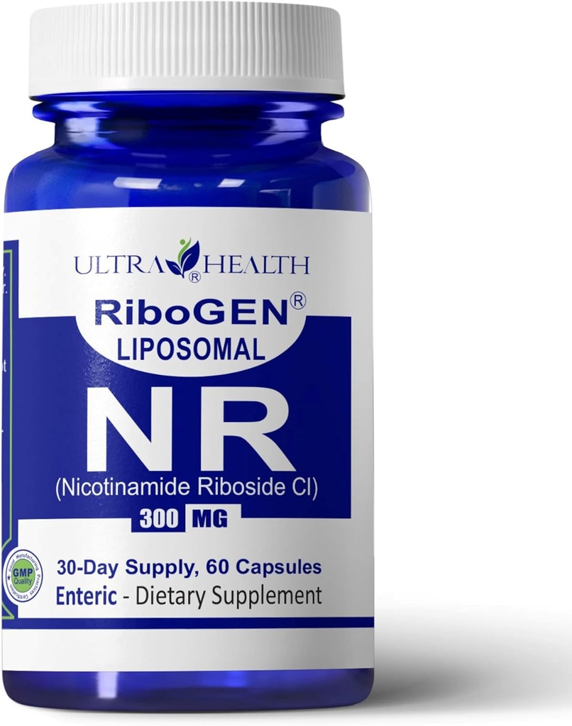 Highly Bioavailable Nicotinamide Riboside (NR) 300mg Capsules - Enteric Coated for Maximum Absorption - NAD Supplement - Ultra Pure - Liposomal Technology - Best Value