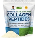 120 Servings Andrew Lessman Marine Collagen Peptides Powder with MSM - Promotes Smooth Skin and Joint Comfort, Super Soluble, Non-GMO, No Fishy Flavor or Additives