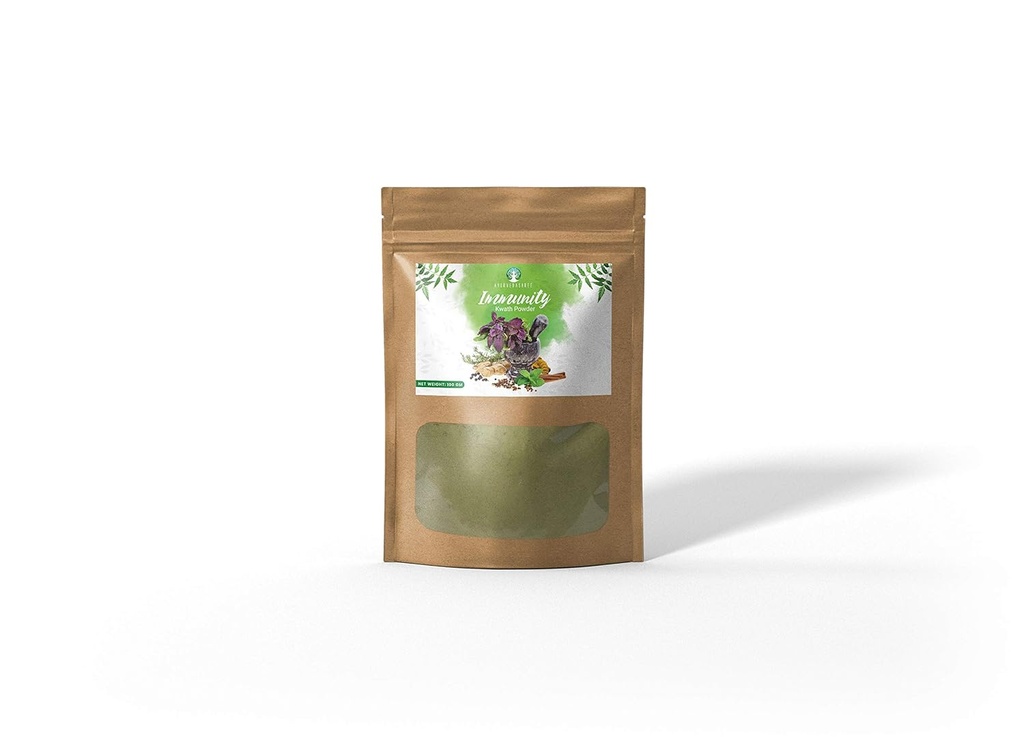 100 Gm AYURVEDASHREE Immunity Kwath with Natural Giloy, Ashwagandha, Mulethi - Herbal Kadha
