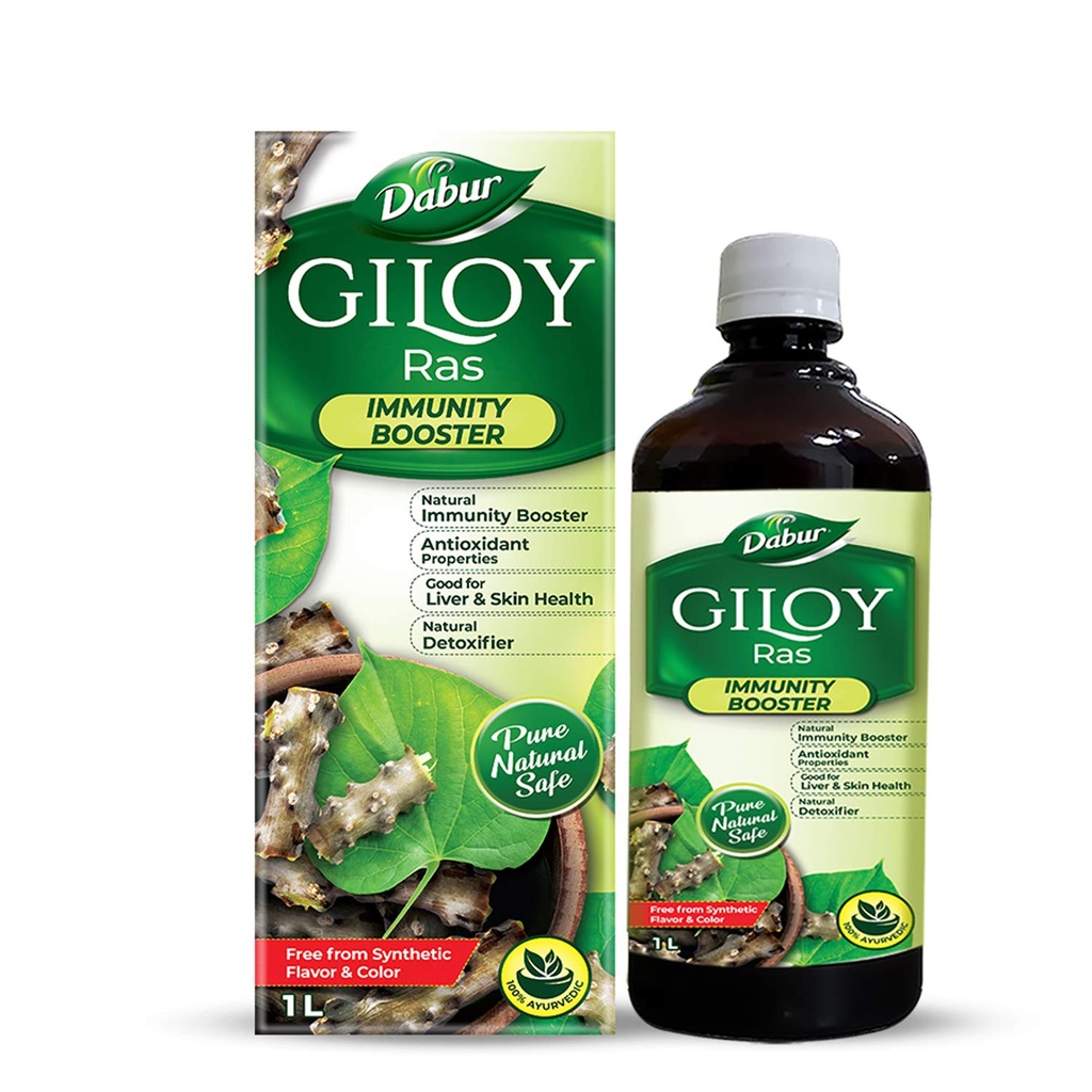 Dabur Giloy Juice: 1 Liter Immunity Booster with Antioxidants