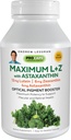 Support Eye and Brain Health with Maximum L+Z Softgels - 240 Softgels with Key Nutrients for Healthy Vision - 12mg Lutein, 6mg Zeaxanthin, 4mg Astaxanthin.
