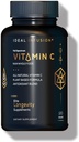 Organic Raw Whole Food Vitamin C Complex with Bioflavanoids - 60 Servings - No Synthetic Ascorbic Acid - Made from Organic Oranges and Acerola Cherries