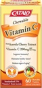 Acerola Cherry Vitamin C Chewable Tablets - 200mg, 60 Tablets, Immune Support, Anti-Aging, Skin Rejuvenation, Allergy Relief, USA Made