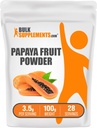 BulkSupplements Papaya Fruit Powder - Digestion Support Supplement, Carica Papaya Powder, Gluten Free, 100g (3.5 oz) - Single Pack