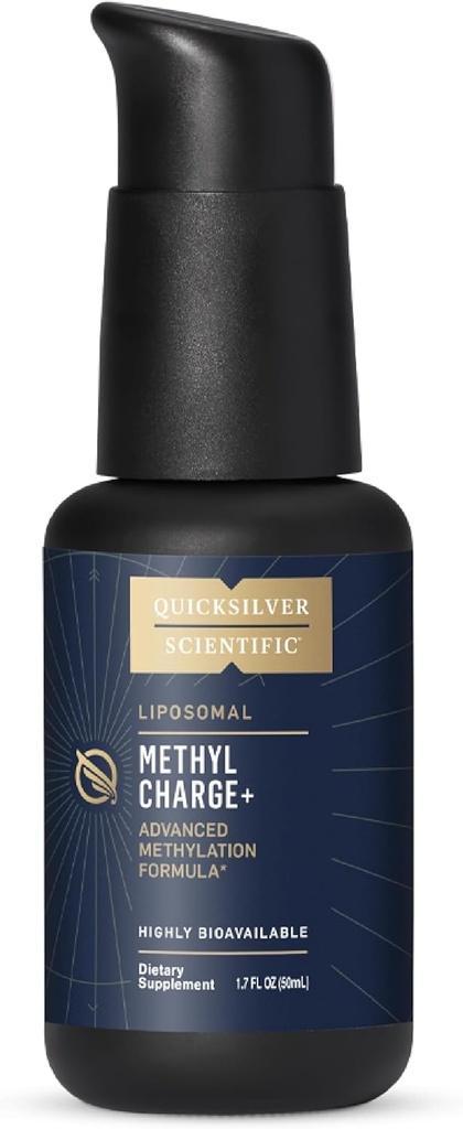 Methyl Charge Supplement for Methylation, Liver Detox & Energy - Folate, B12, B6, Riboflavin, TMG - Vegan (50ml)