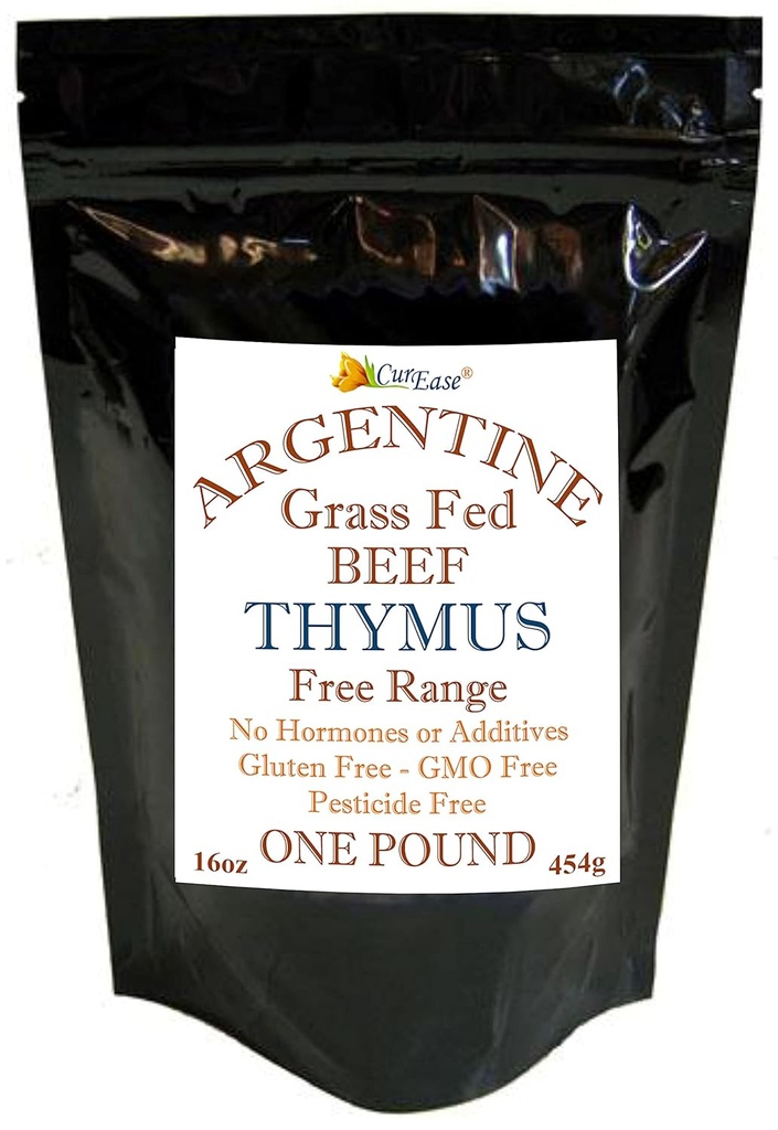 1 LB Grass-Fed and Finished Argentine Beef Thymus Powder by CurEase