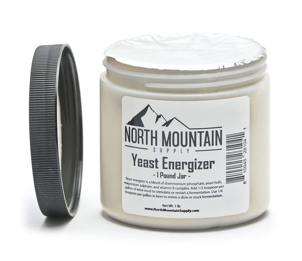 1 lb Jar of North Mountain Supply Yeast Energizer for Homemade Wine and Beer Production