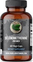 Pure Lab Vitamins Selenium 200mcg Selenomethionine Supplement - 60 V-Caps, Gluten Free, Made in Canada