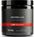3600 GDU Bromelain 500mg Capsules - Ultra Strength & Bioavailable - 120 Vegetarian Capsules - Third-Party Tested - High Concentration Formula