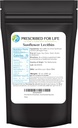 Sunflower Lecithin Powder - Unbleached, Gluten Free, Vegan, Non GMO - 12oz (340g) - Rich in Choline & Essential Fatty Acids - Kosher & Soy Free