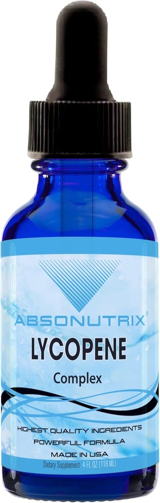 Absonutrix Lycopene Complex - 50mg 4oz Bottle, 200 Servings, Pure Ingredients, Third-Party Tested, Quick Absorption, GMP-Certified, Non-GMO, Made in USA