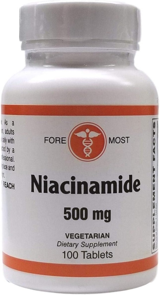 Niacinamide Tablets - Holistic Health International, LLC - 100 Count