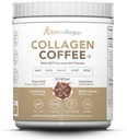 Premium Colombian Coffee Infused Nutracollagen Peptide Protein Powder with MCT Coconut Oil - Keto Friendly, Grass-Fed, Soy and Gluten Free